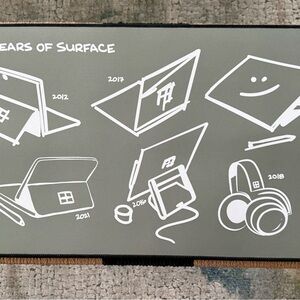 Gray Surface Anniversary Graphic Mouse Pad